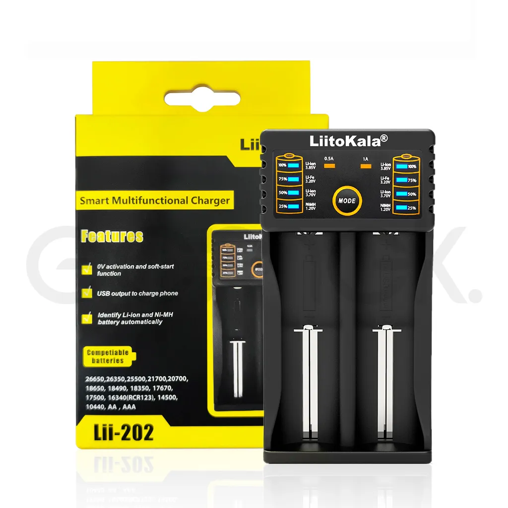 [K-20260013] LiitoKala Lii-202 Smart Charger