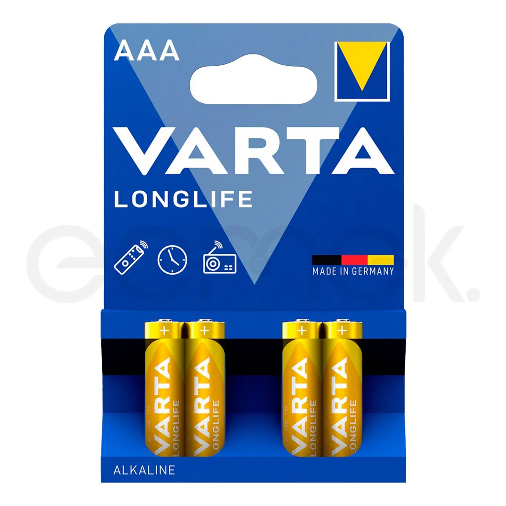 [K-4008496525072] Varta LongLife AAA BL4