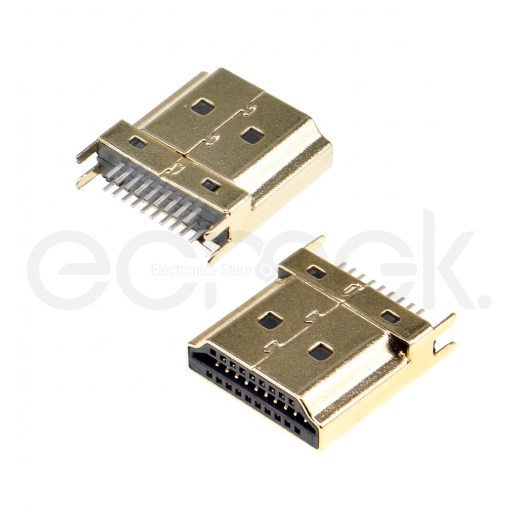 [K-20260140] HDMI 07 Male Connector 180 Degree