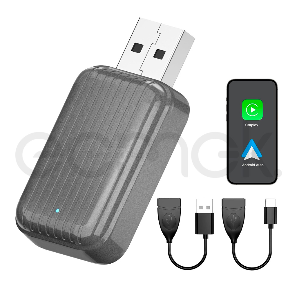 BA523 2-in-1 Wireless CarPlay & Android Auto