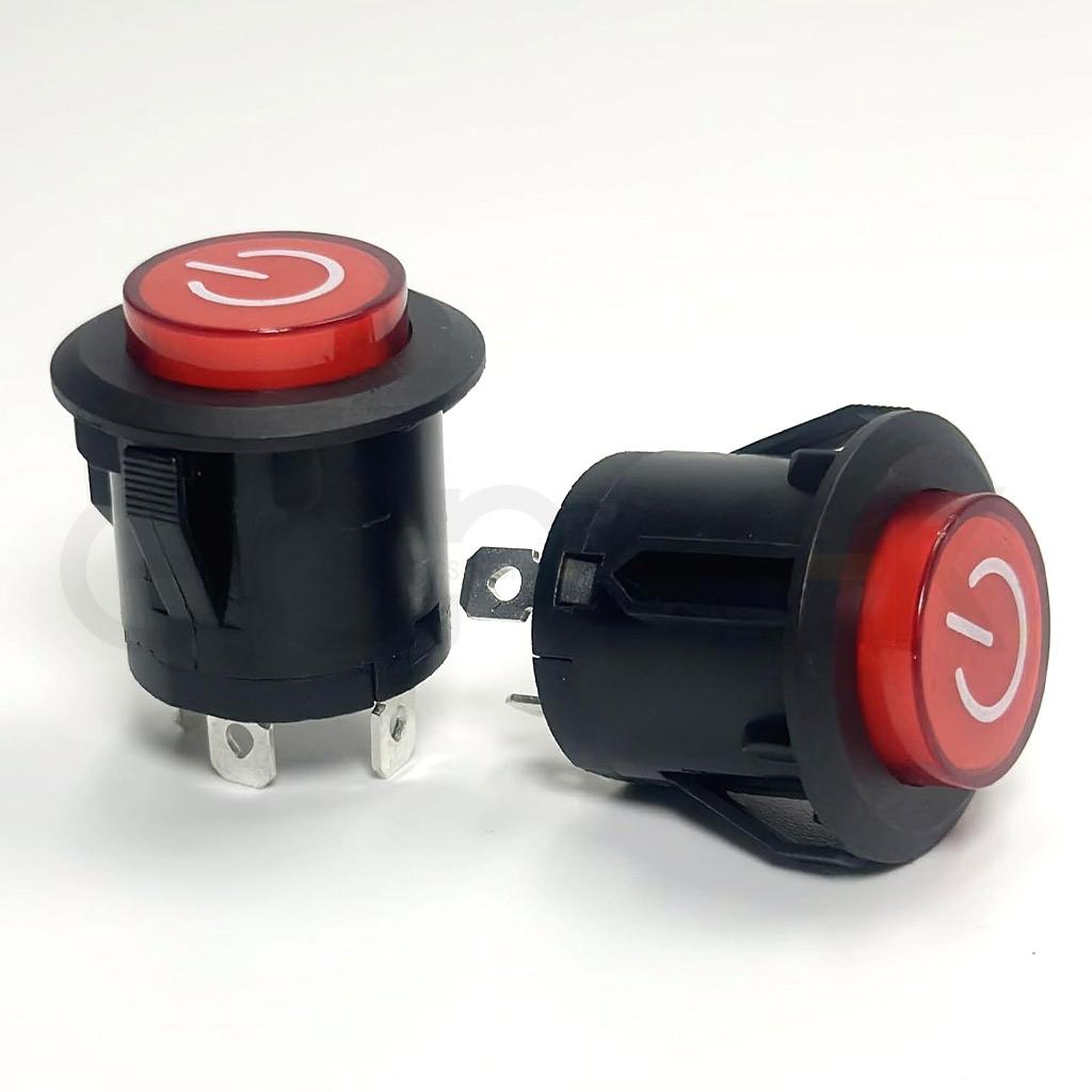 INT ON-OFF 12V 25mm