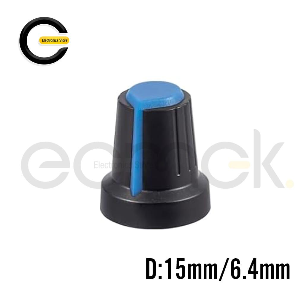 KNOB 15MM-B/R/W/Y