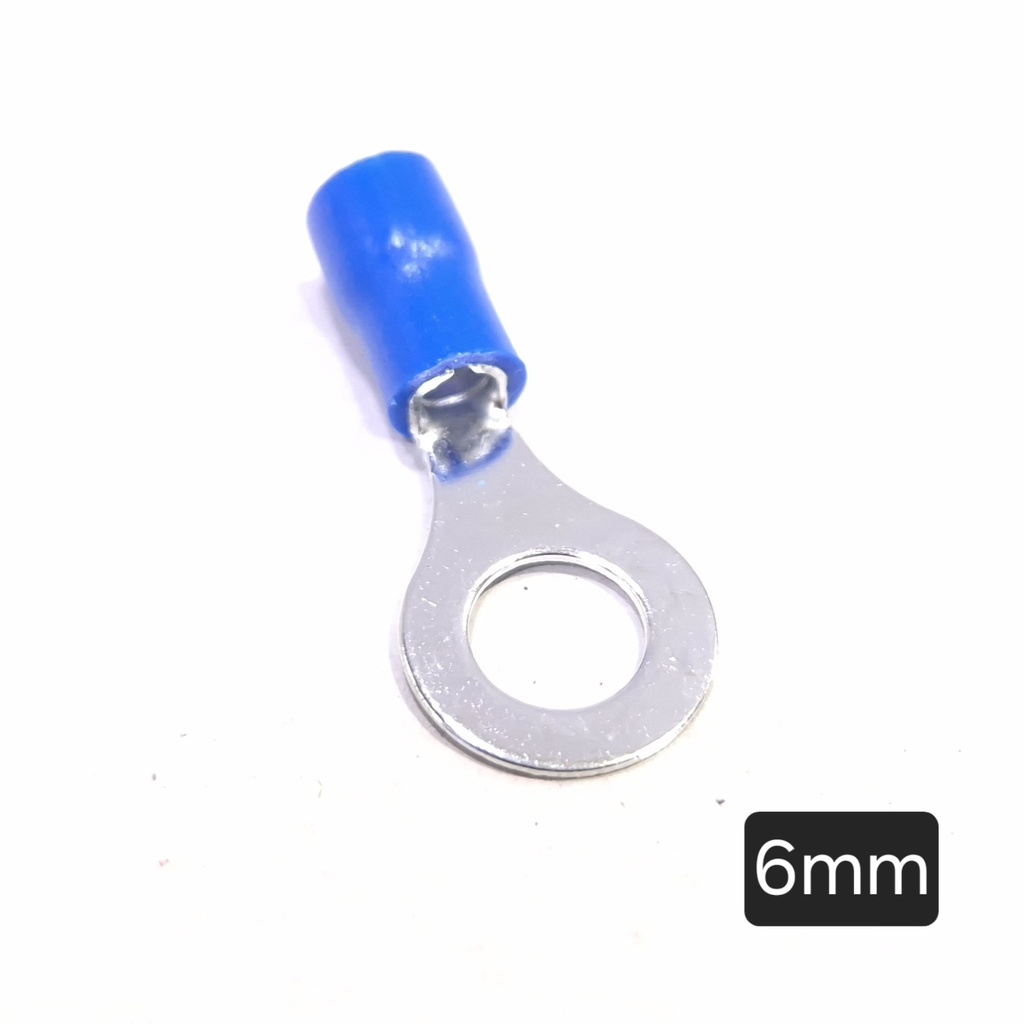 M6 Ring Terminals Partially Insulated