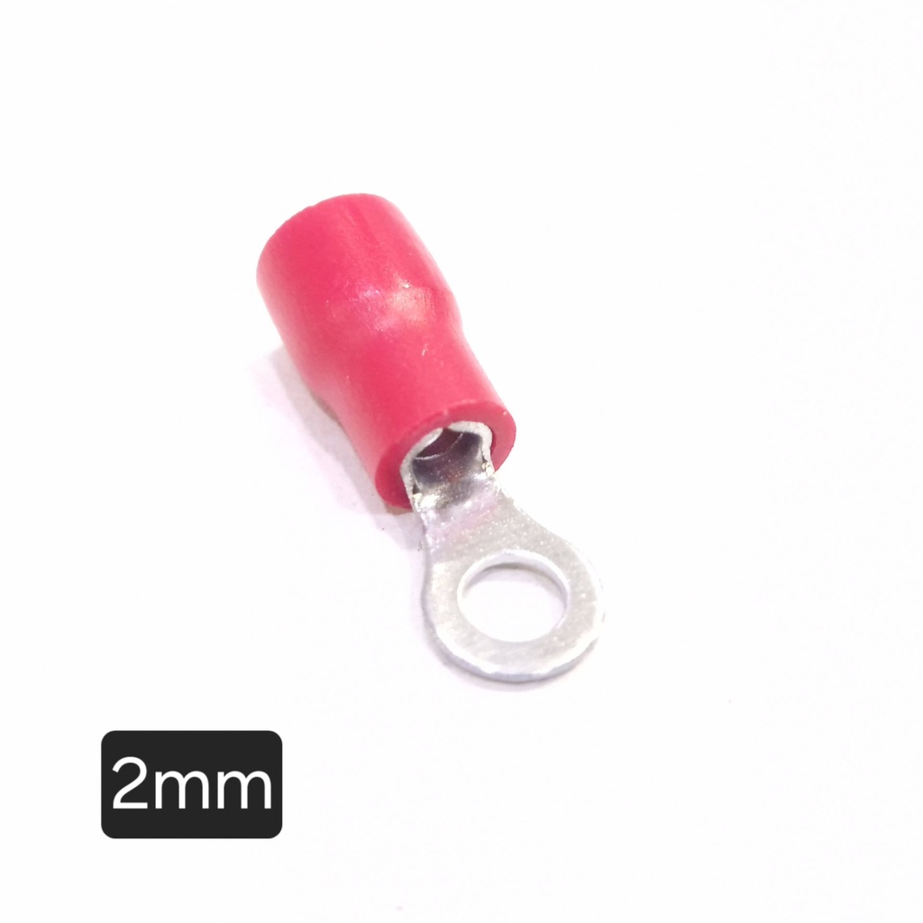 M3 Ring Terminals Partially Insulated