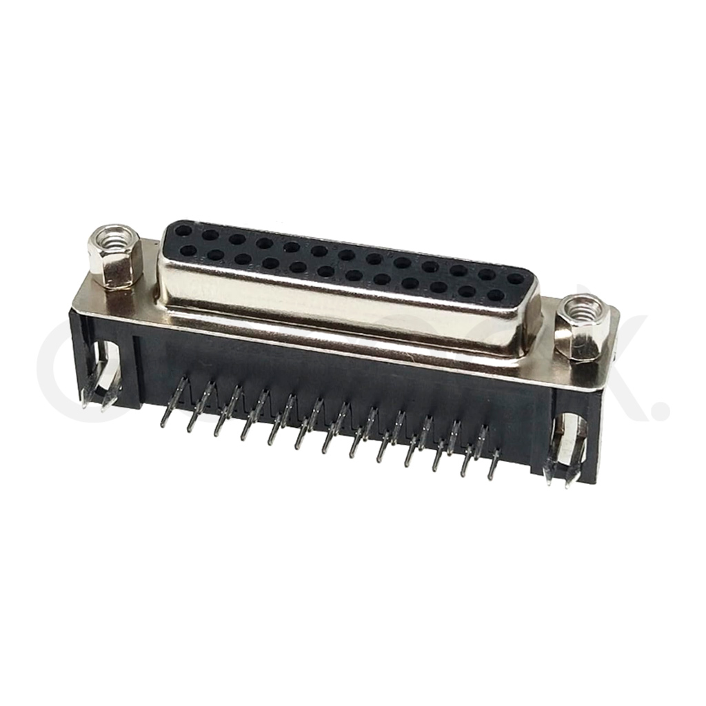 DB25FC D-Sub Connector PCB Mount