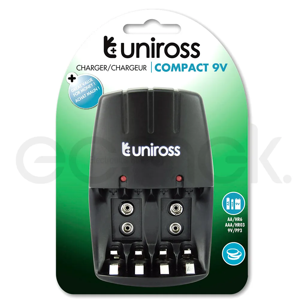 COMPACT 9V Charger UNIROSS
